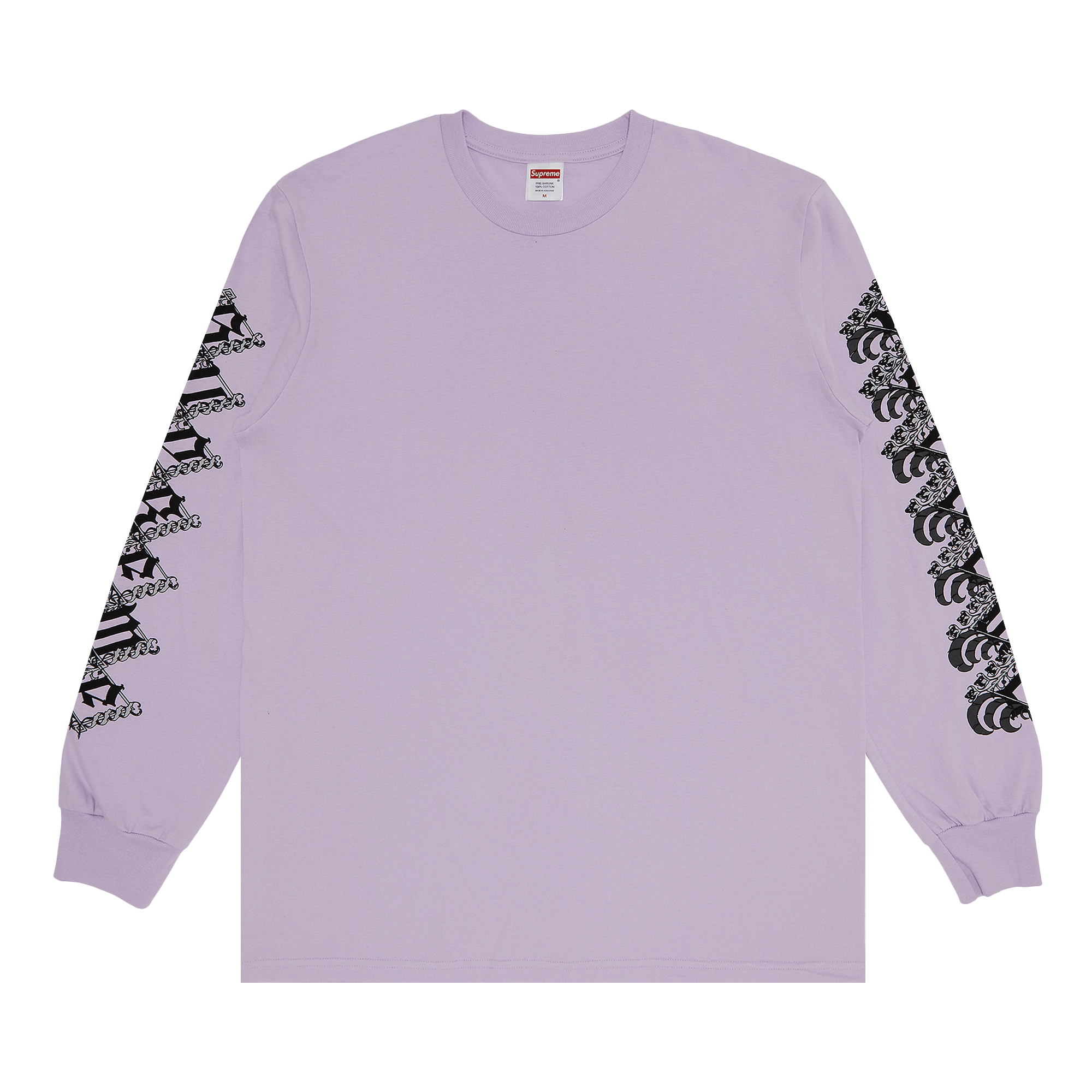 Supreme Strawberries Long-Sleeve Tee 'Light Purple'