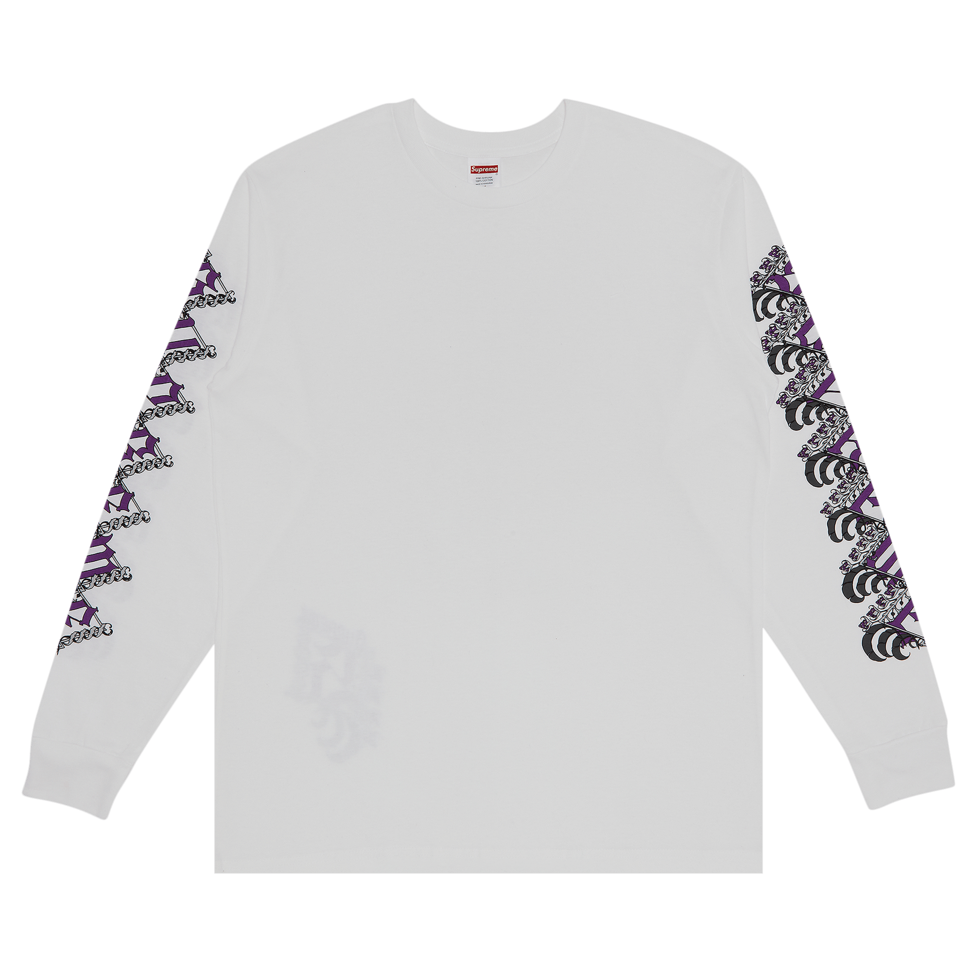 Supreme Strawberries Long-Sleeve Tee 'White'
