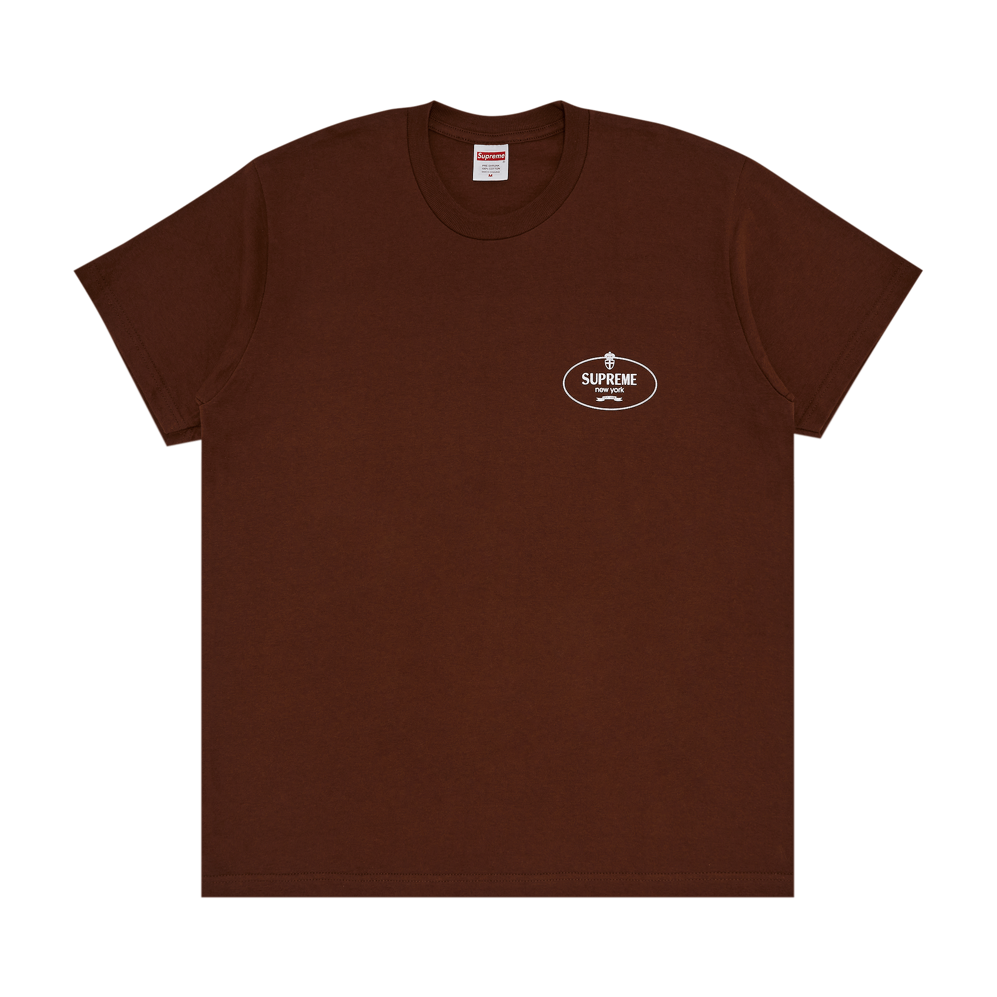 Supreme Crest Tee 'Brown'