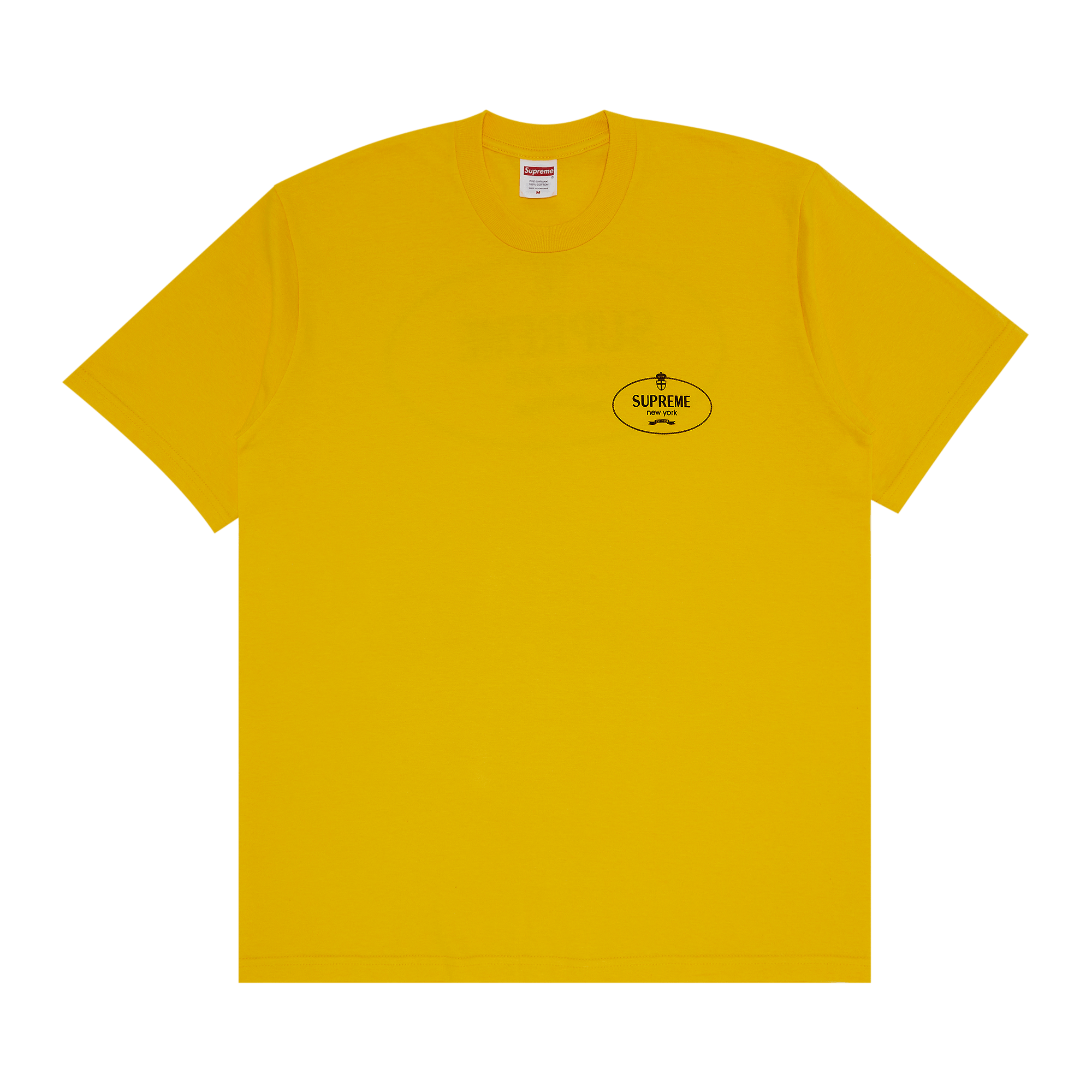 Supreme Crest Tee 'Yellow'