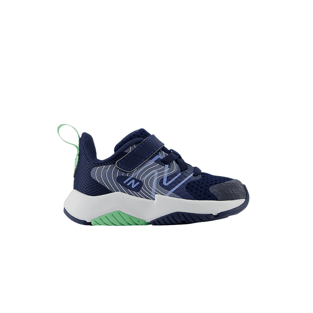 New Balance Rave Run v2 Bungee Lace Top Strap Toddler 'Navy Sweetgrass'