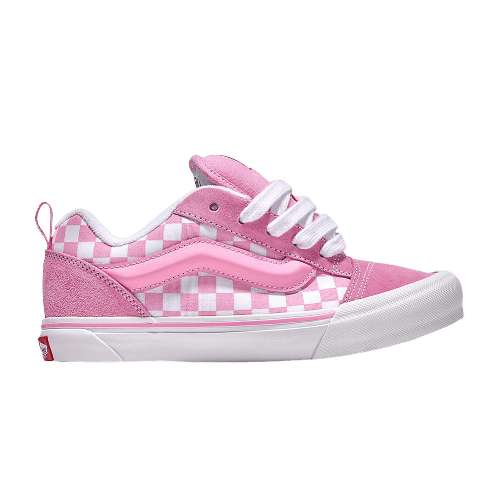 Vans Knu-Skool Little Kids 'Checkerboard - Prism Pink White'