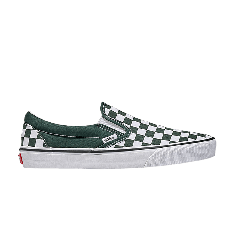 Vans Classic Slip-On 'Checkerboard - Scarab Green'