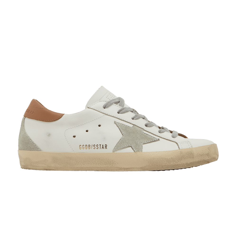 Golden Goose Wmns Superstar 'White Light Brown'