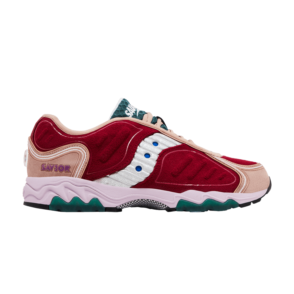 Jae Tips x Saucony Matrix 'No Shoes In The House - Cranberry'