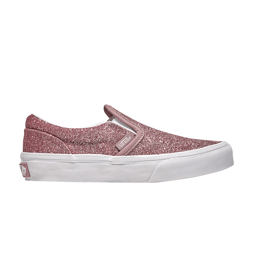 Vans Classic Slip-On Kids 'Rose Gold Glitter'