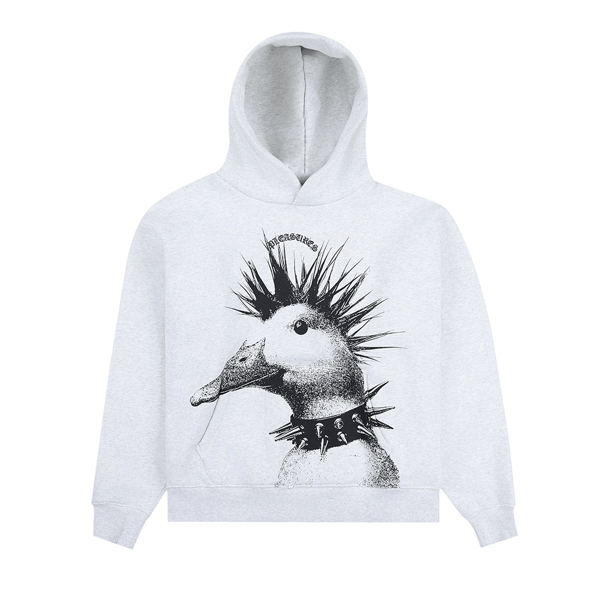 Pleasures Punk Duck Hoodie 'Heather Grey'