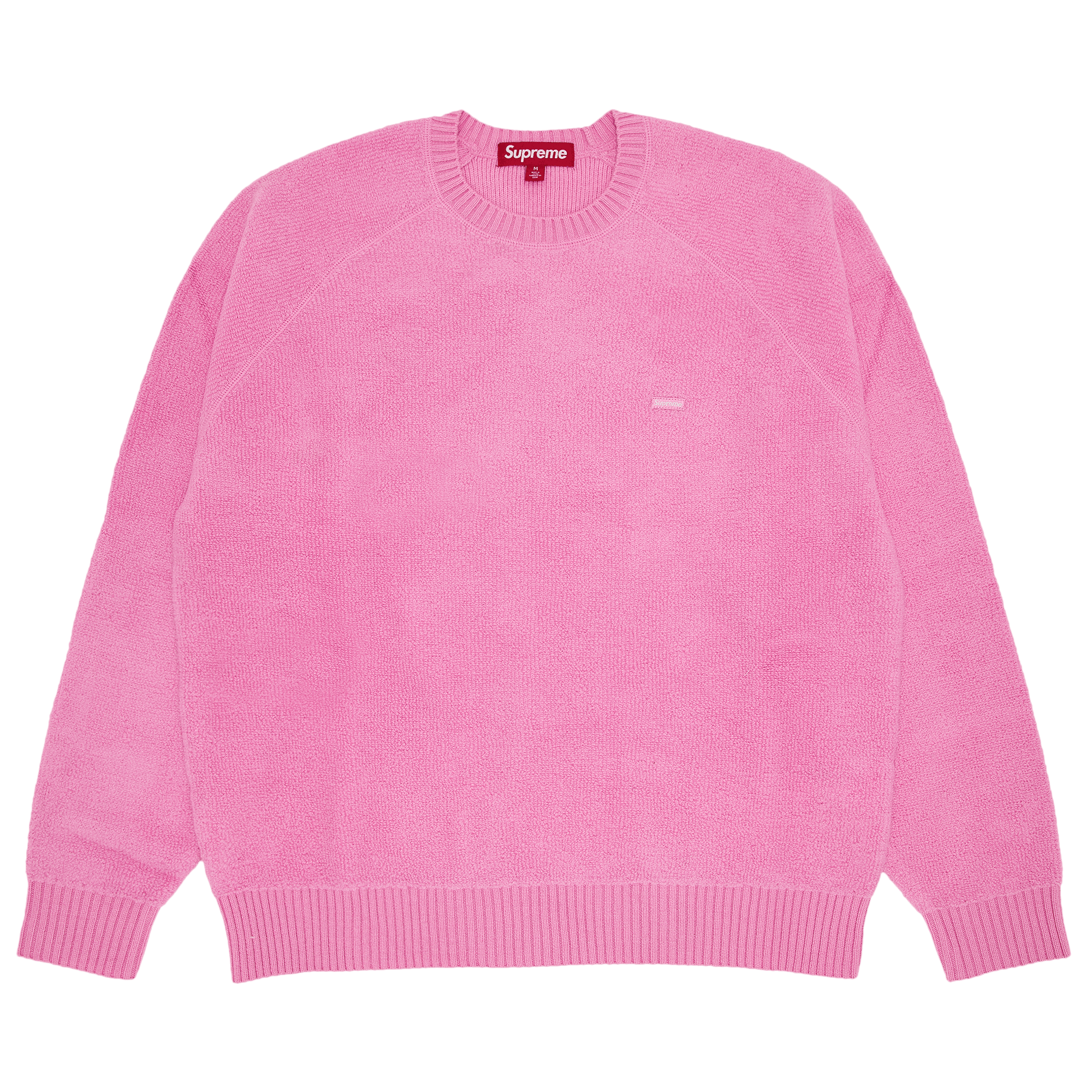 Supreme Terry Small Box Sweater 'Pink'