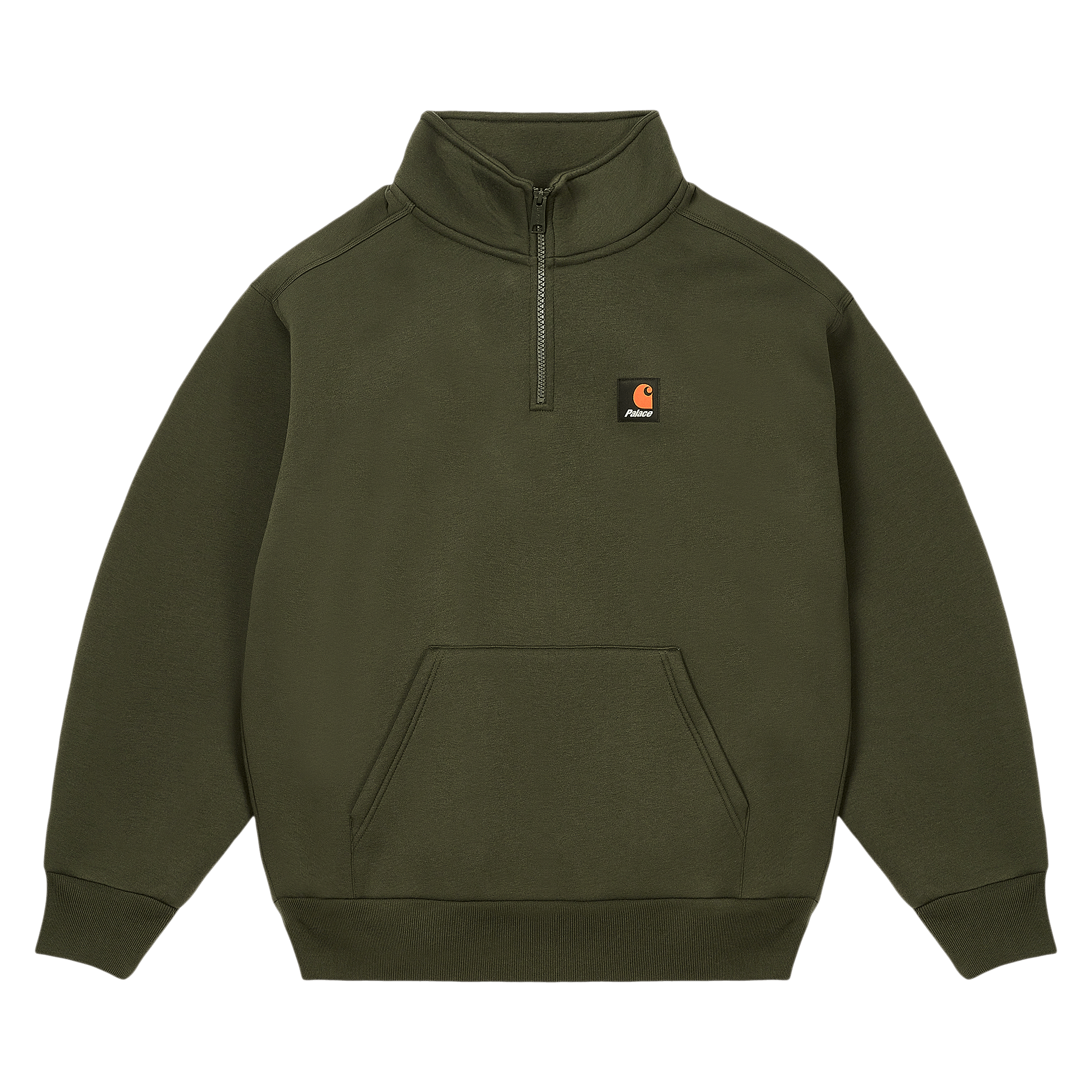 Palace x Carhartt WIP Carlux 1/2 Zip Sweatshirt 'Plant'