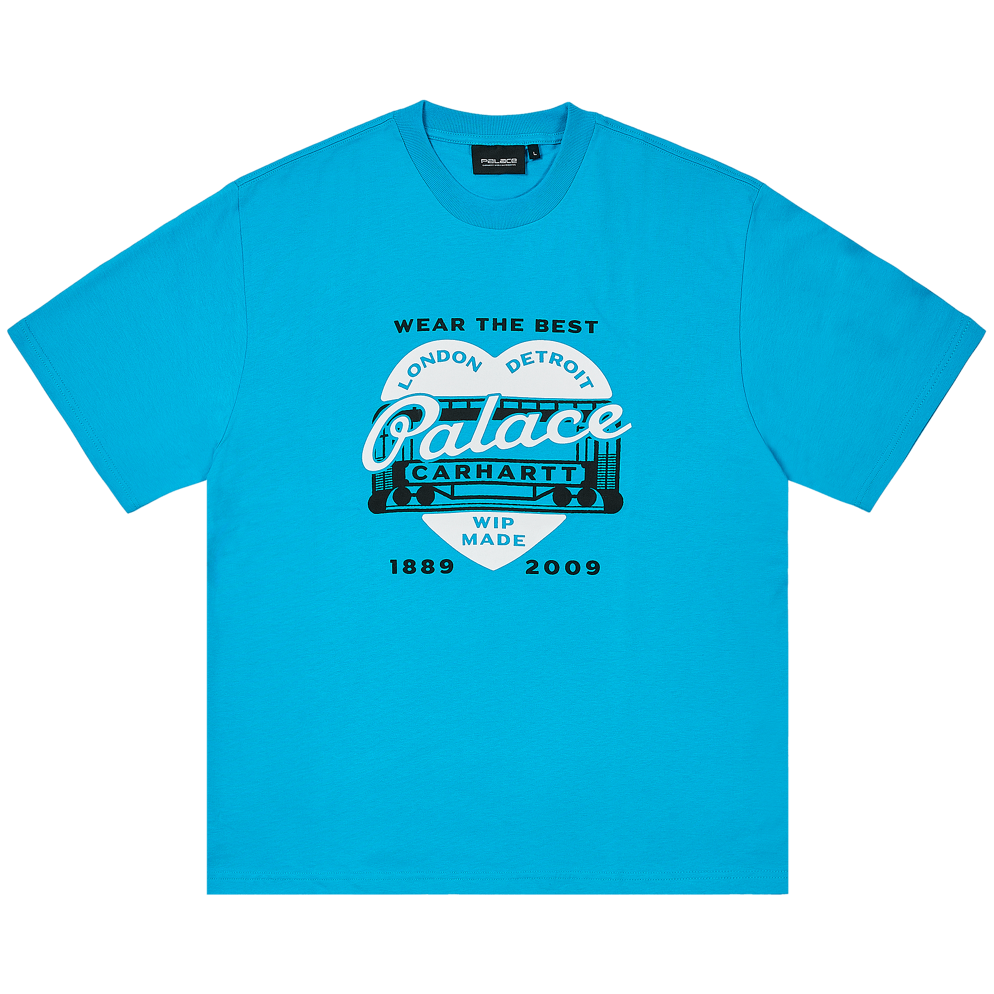 Palace x Carhartt WIP Heart T-Shirt 'Safety Blue'
