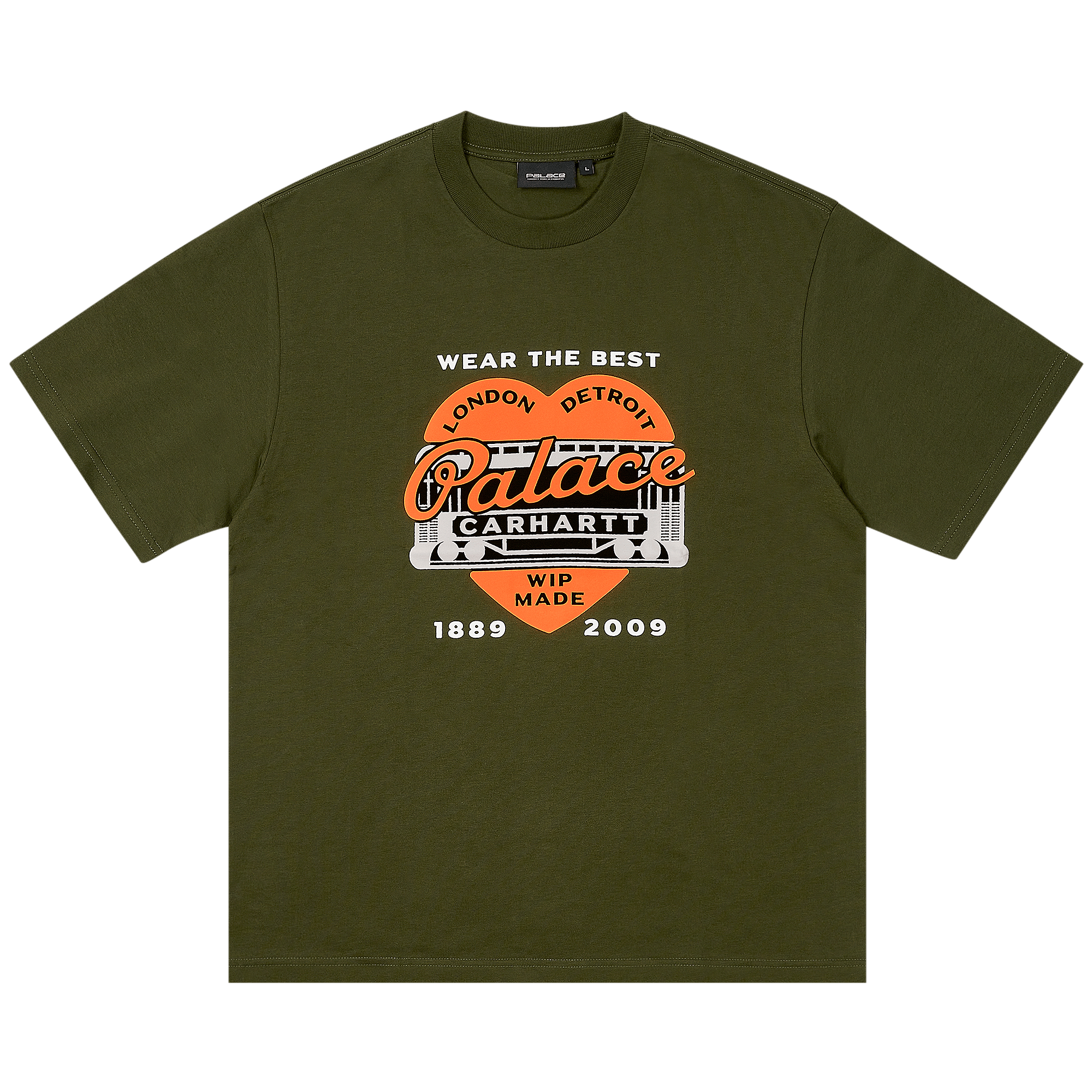 Palace x Carhartt WIP Heart T-Shirt 'Plant'