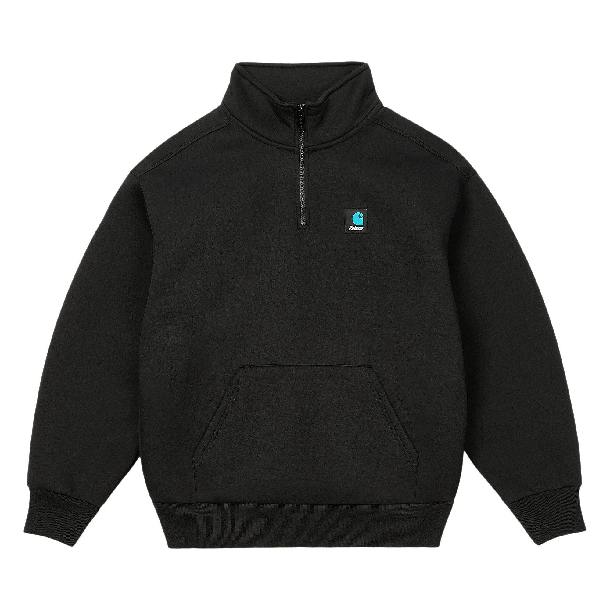 Palace x Carhartt WIP Carlux 1/2 Zip Sweatshirt 'Black'