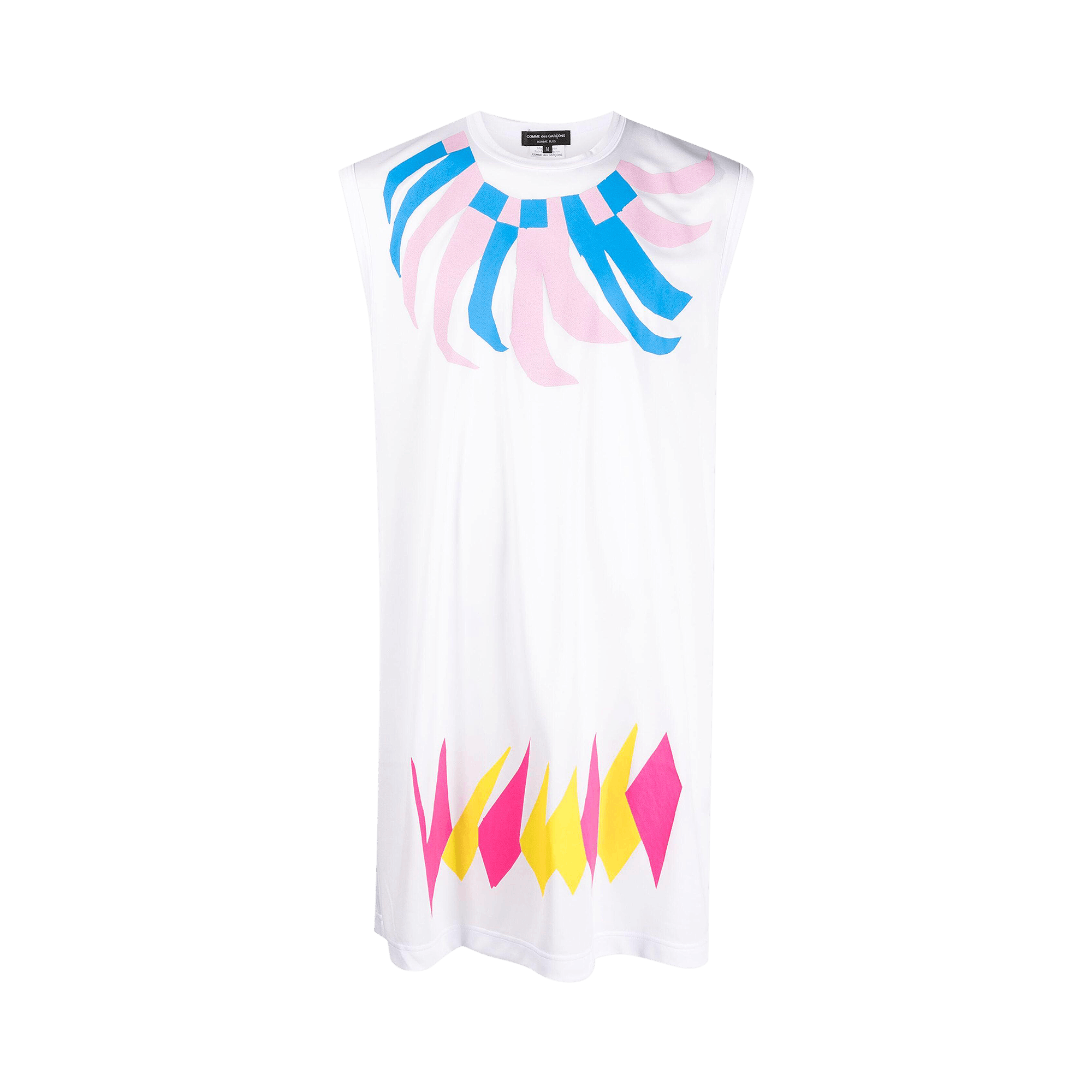 Comme des Garçons Homme Plus Tank Top 'White/Multicolor'