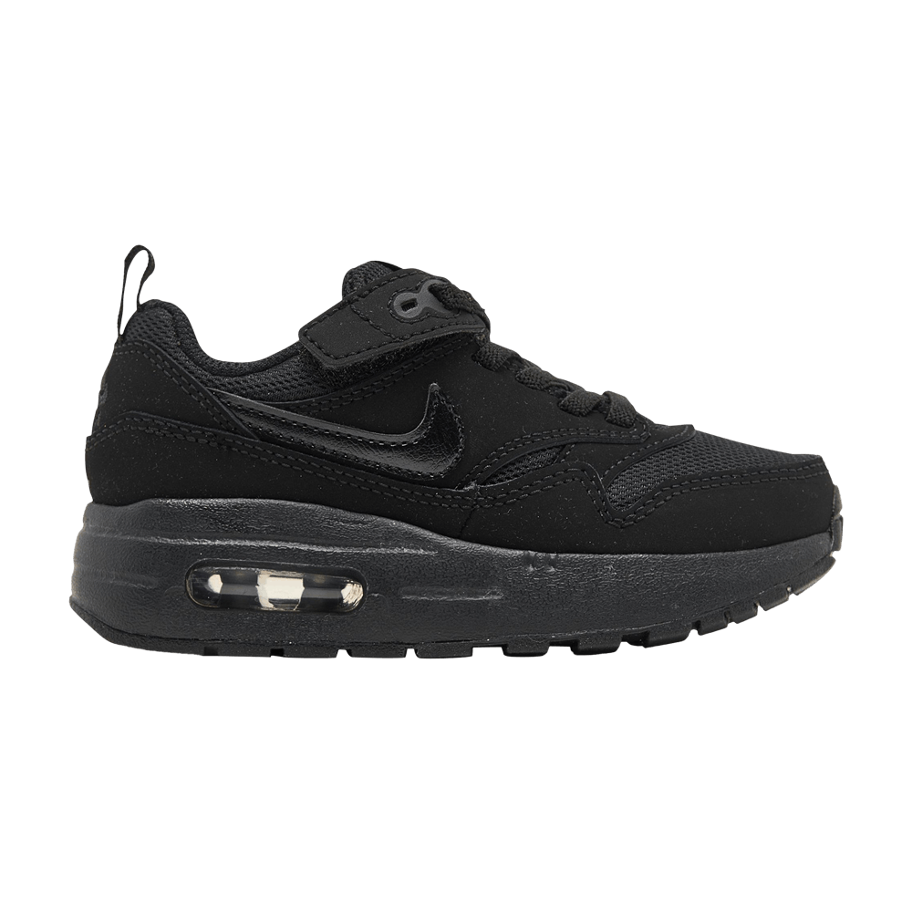 Nike Air Max 1 EasyOn PS 'Triple Black'