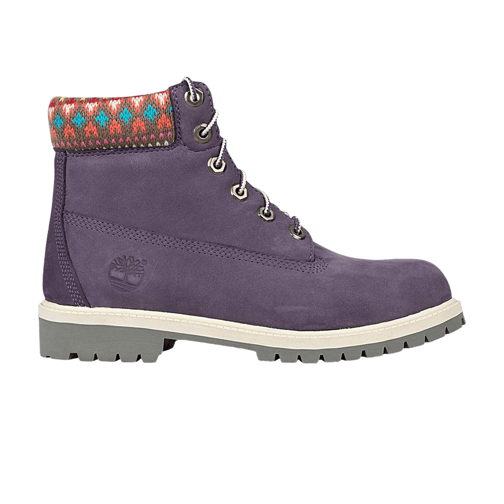 Timberland 6 Inch Premium Boot Youth 'Purple Sweater'