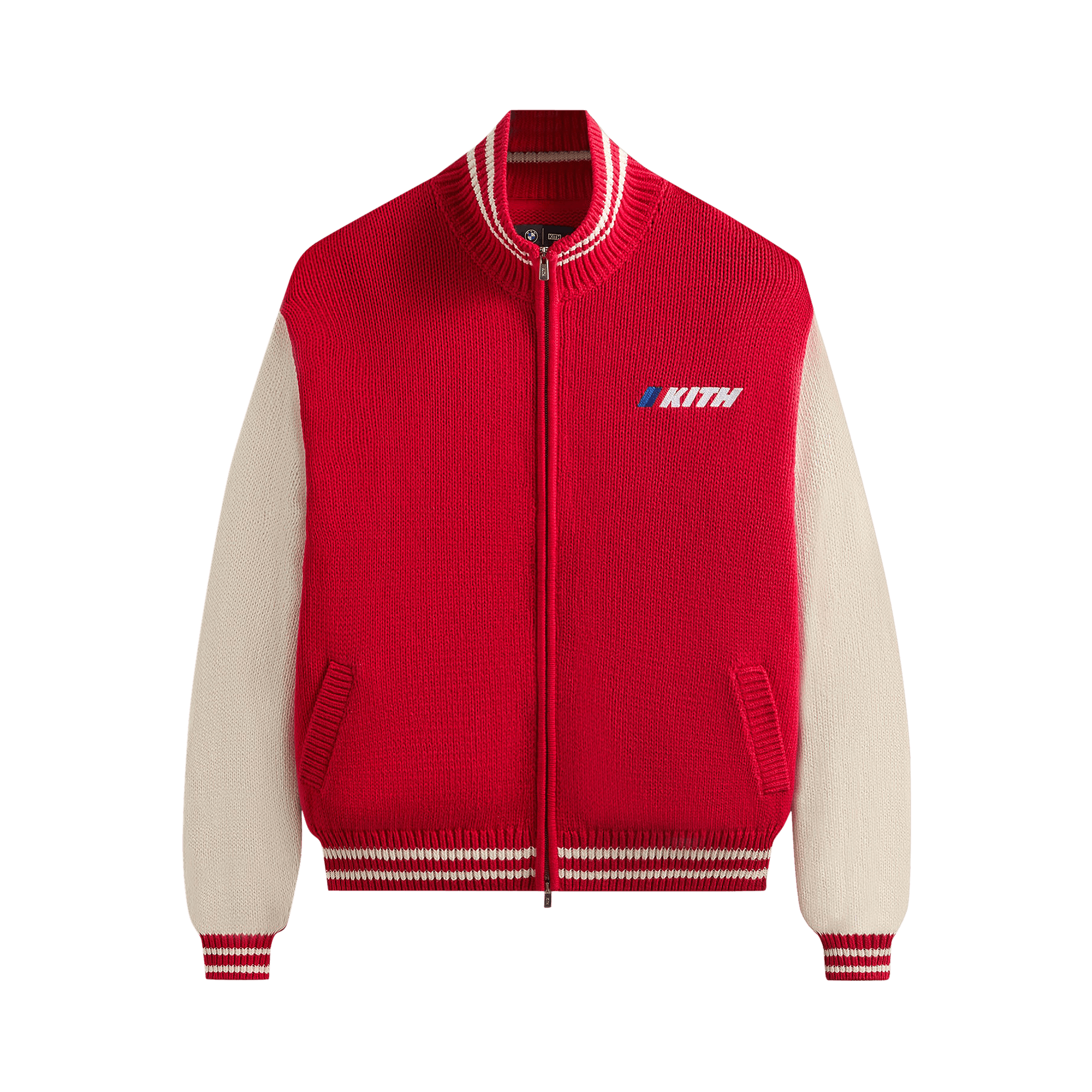 Kith x BMW Wyona Full Zip Sweater 'Cinnabar'