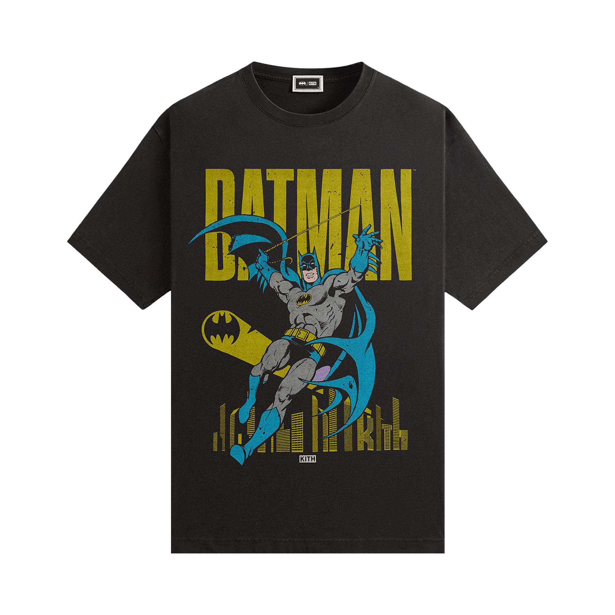 Kith x Batman Classic Vintage Tee 'Black'