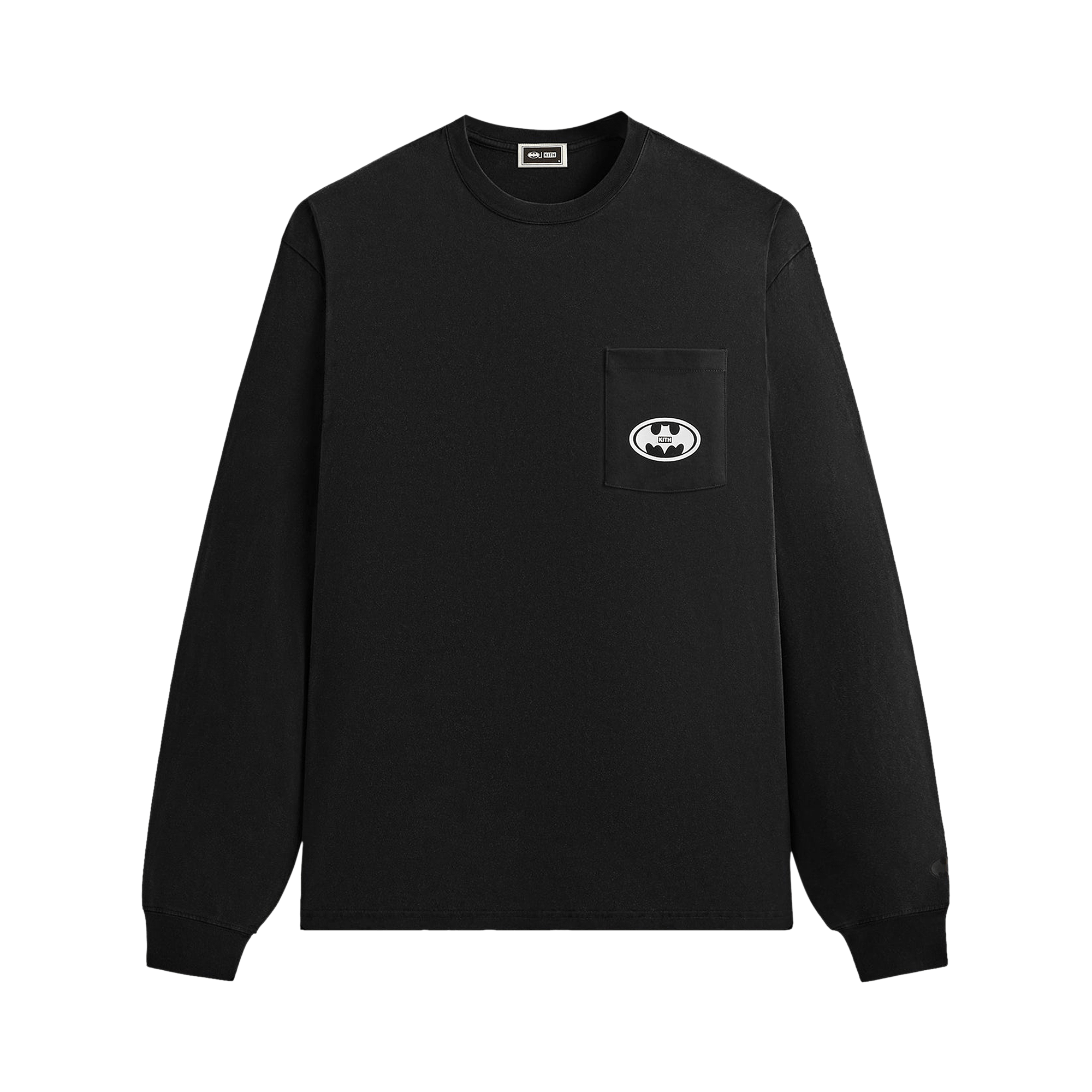Kith x Batman History Vintage Pocket Long-Sleeve Tee 'Black'