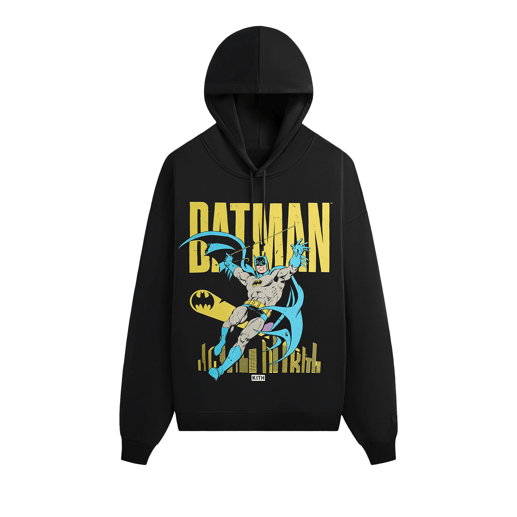 Kith x Batman Classic Vintage Nelson Hoodie 'Black'