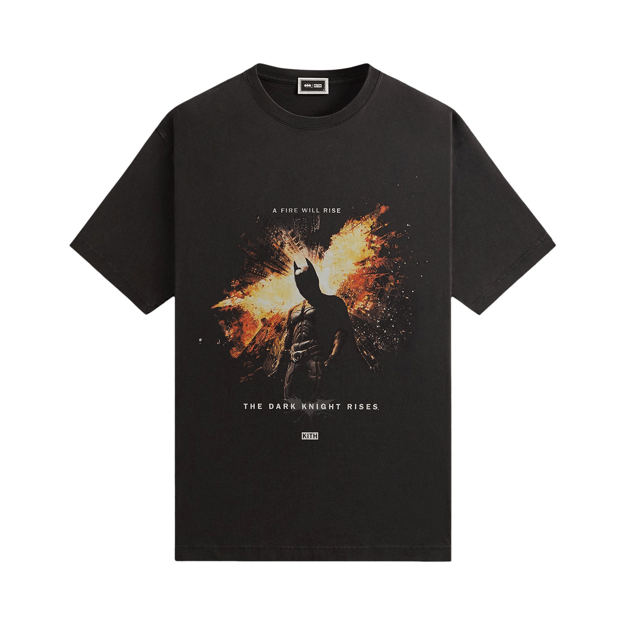 Kith x Batman Dark Knight Rises Vintage Tee 'Black'