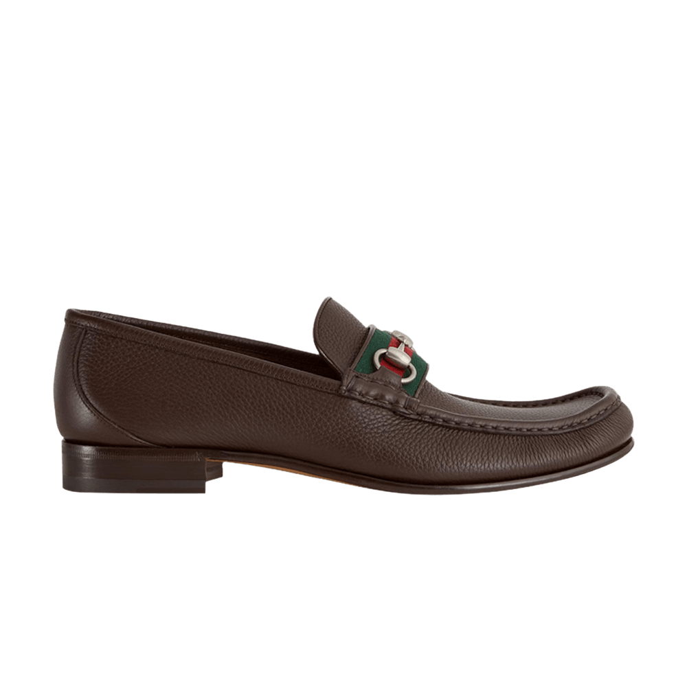 Gucci Web Stripe Horsebit Loafer 'Cocoa'