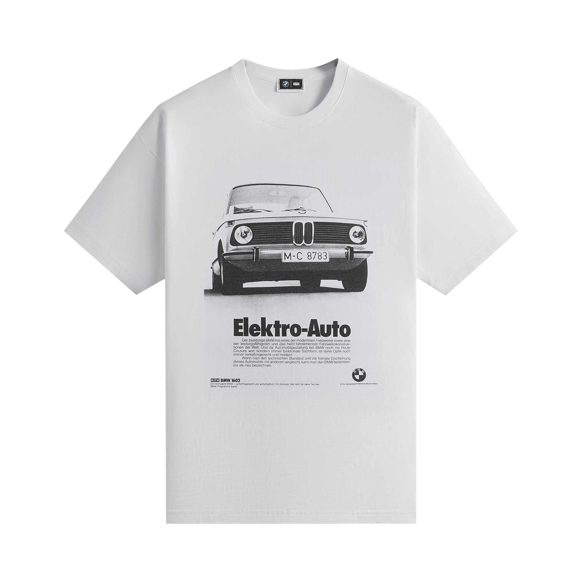 Kith x BMW Electro Auto Vintage Tee 'White'