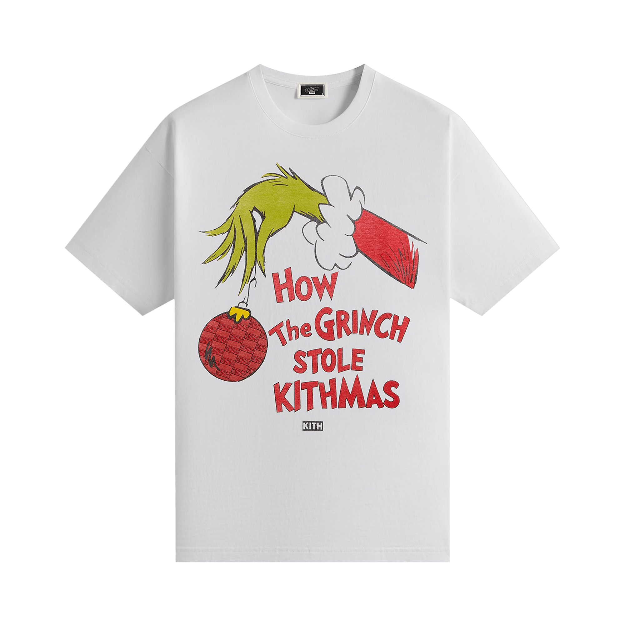 Kith x The Grinch Book Title Vintage Tee 'White'