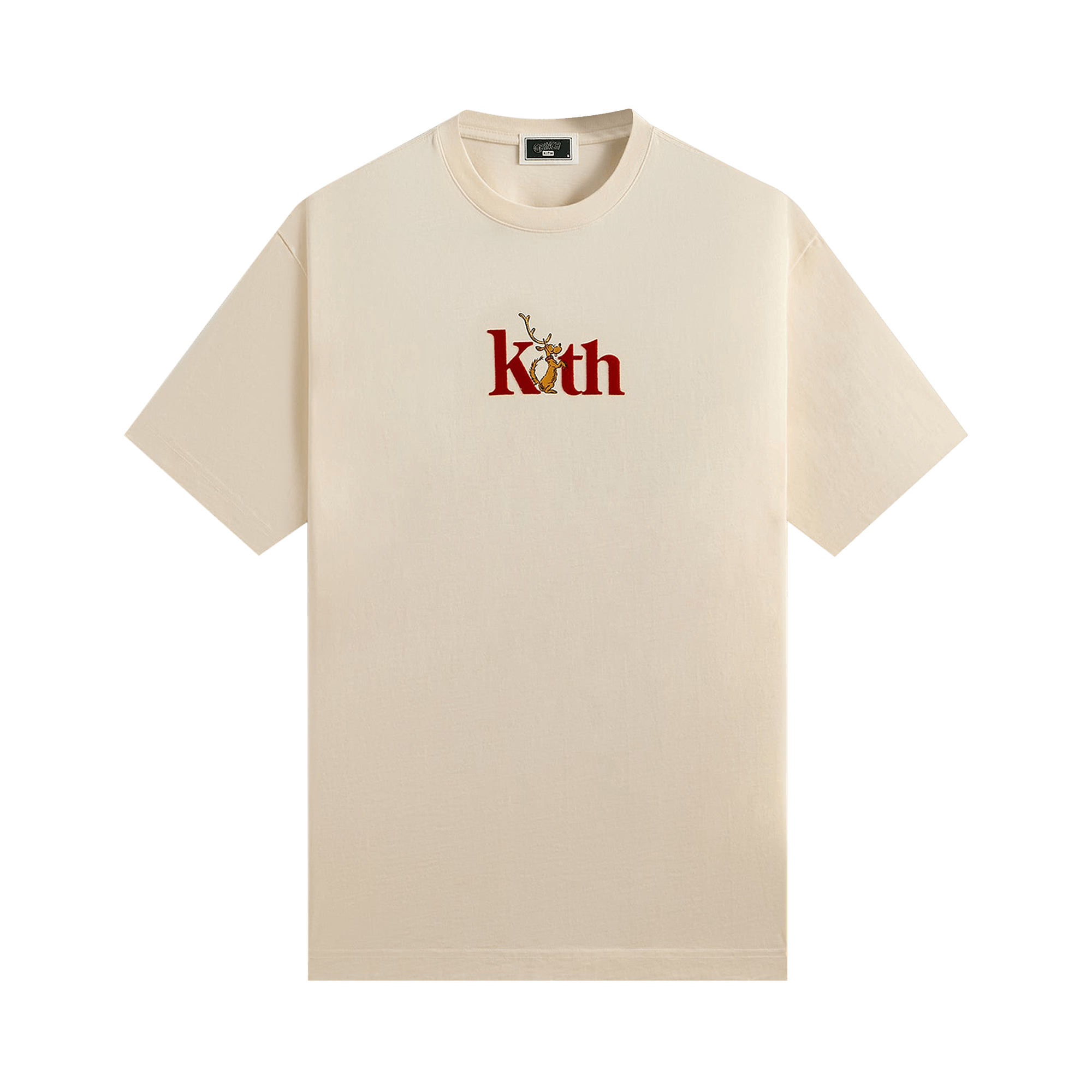 Kith x The Grinch Max Serif Tee 'Sandrift'