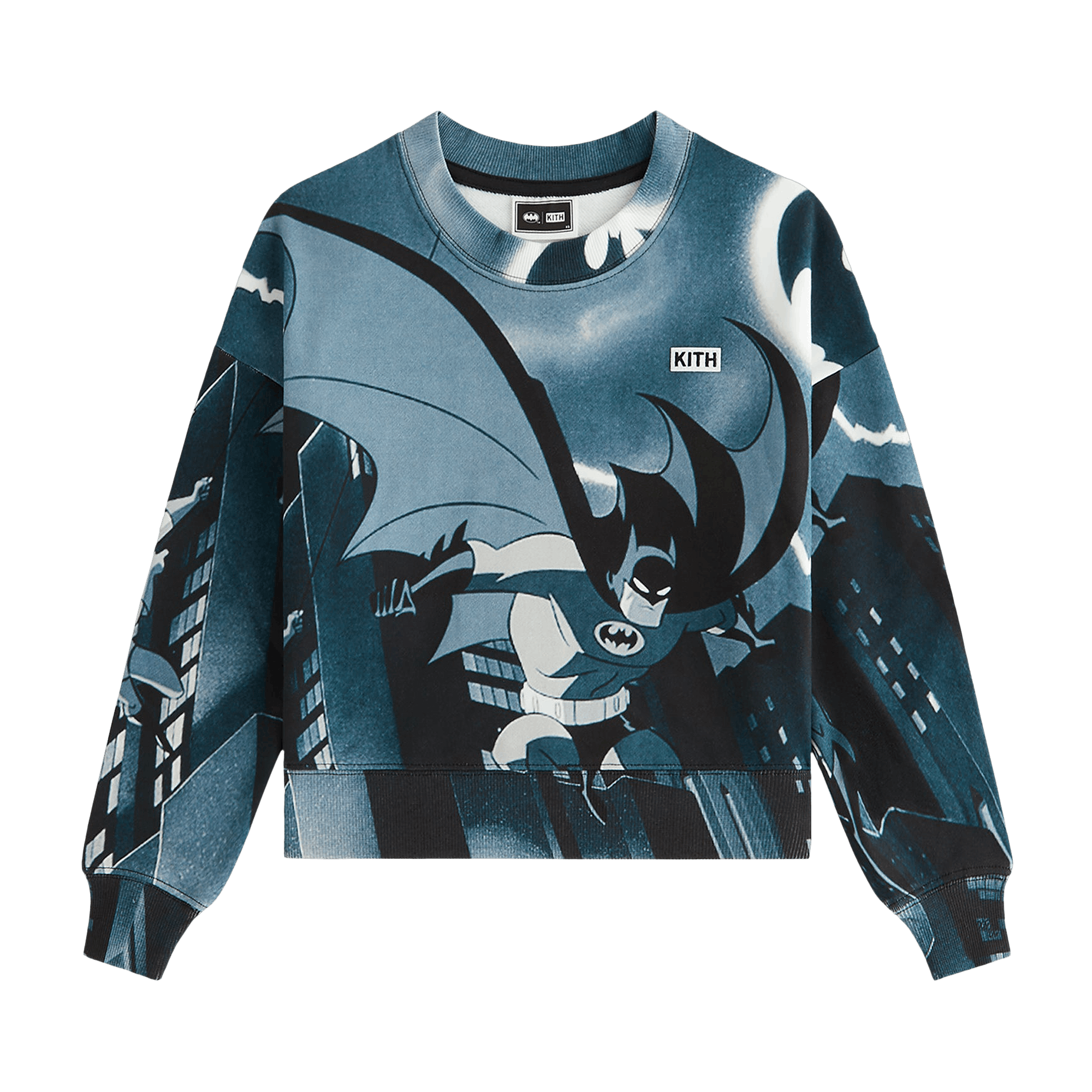 Kith Kids x Batman And Robin Nelson Crewneck 'Black'