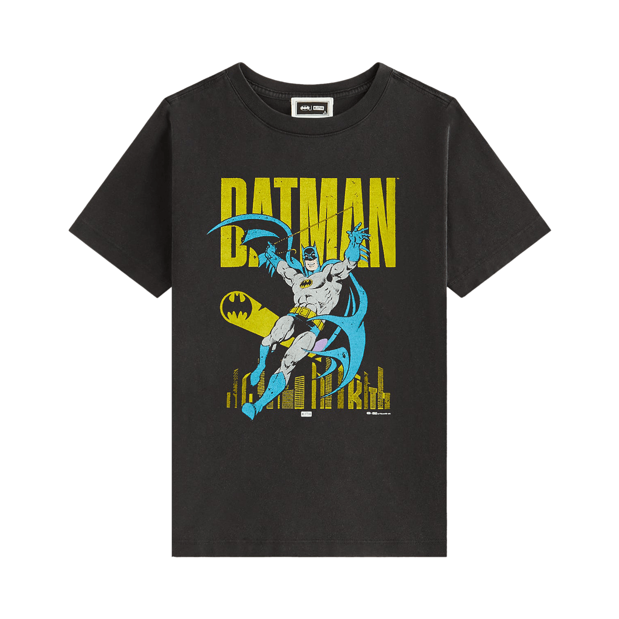 Kith Kids x Batman Classic Vintage Tee 'Black'