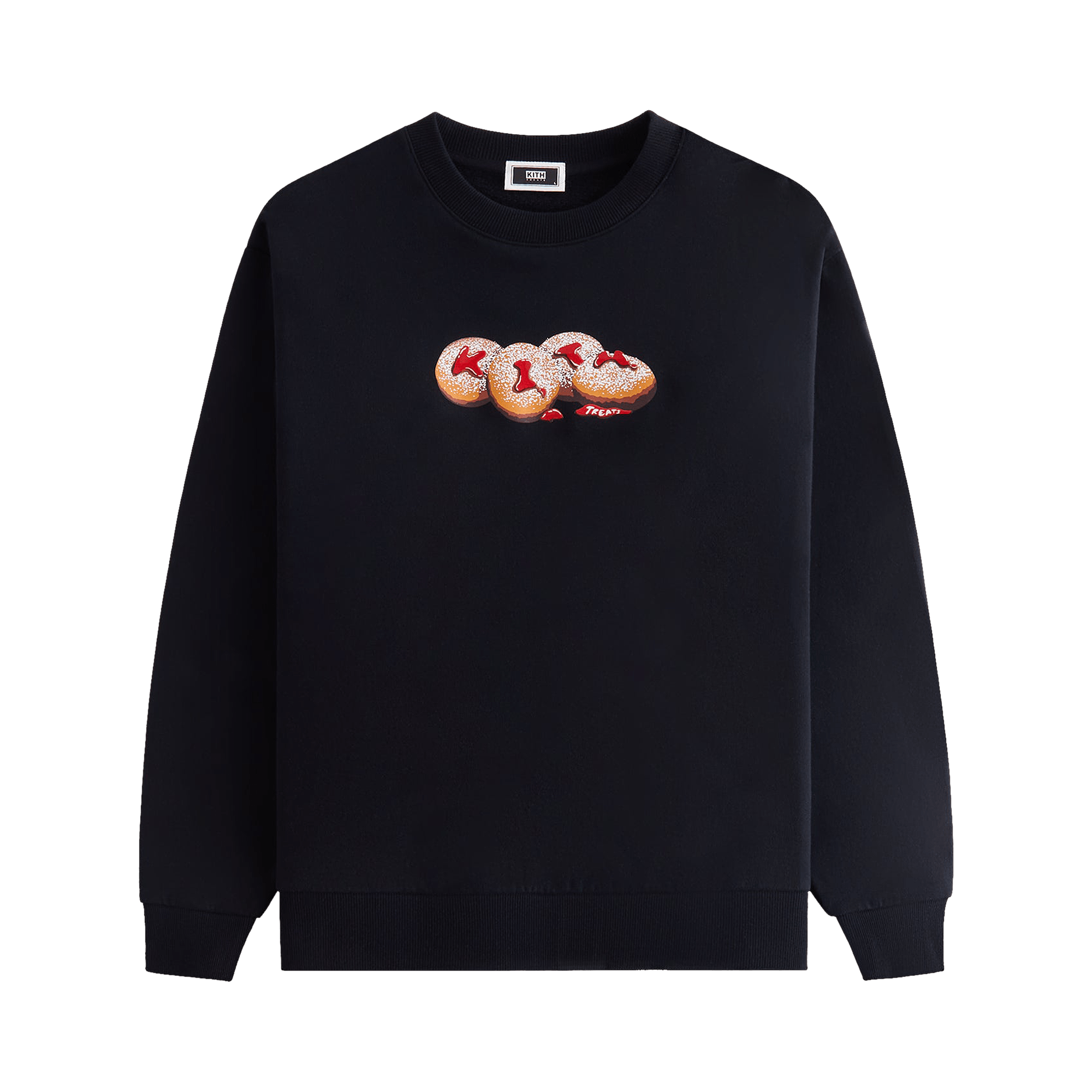 Kith Treats Jelly Doughnut Nelson Crewneck 'Black'