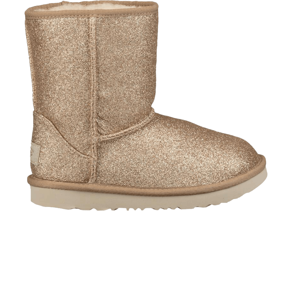 UGG Classic Short II Kids 'Glitter - Gold'