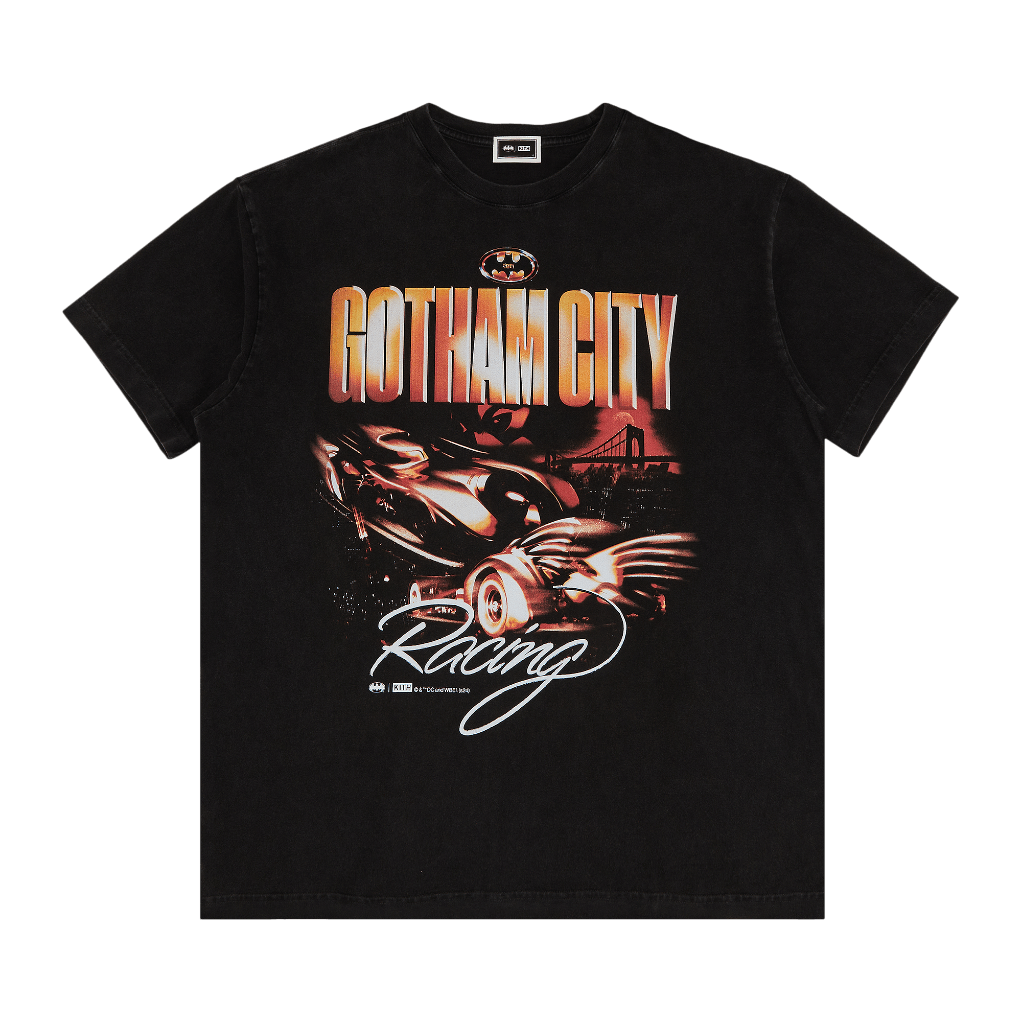 Kith x Batman Batmobile Vintage Tee 'Black'