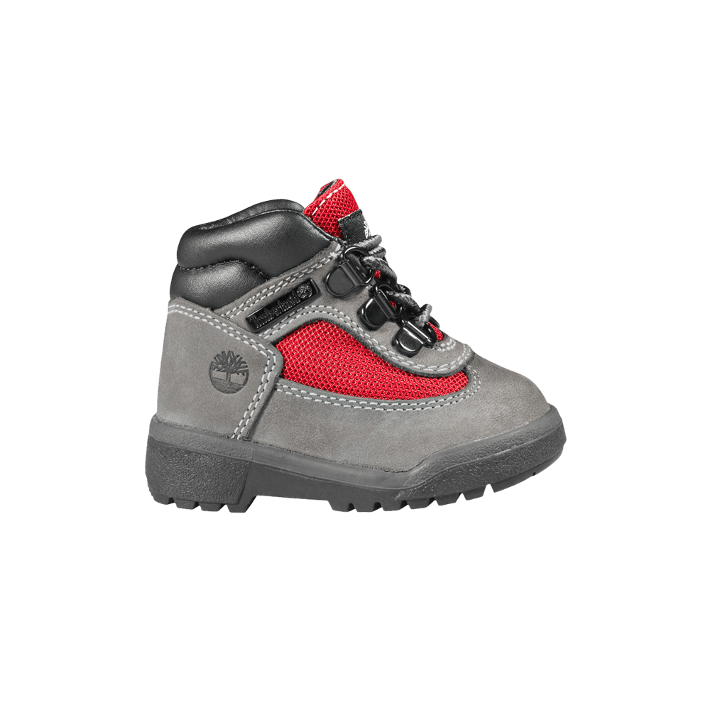 Timberland Field Boot Mid Boot Toddler 'Grey Red'