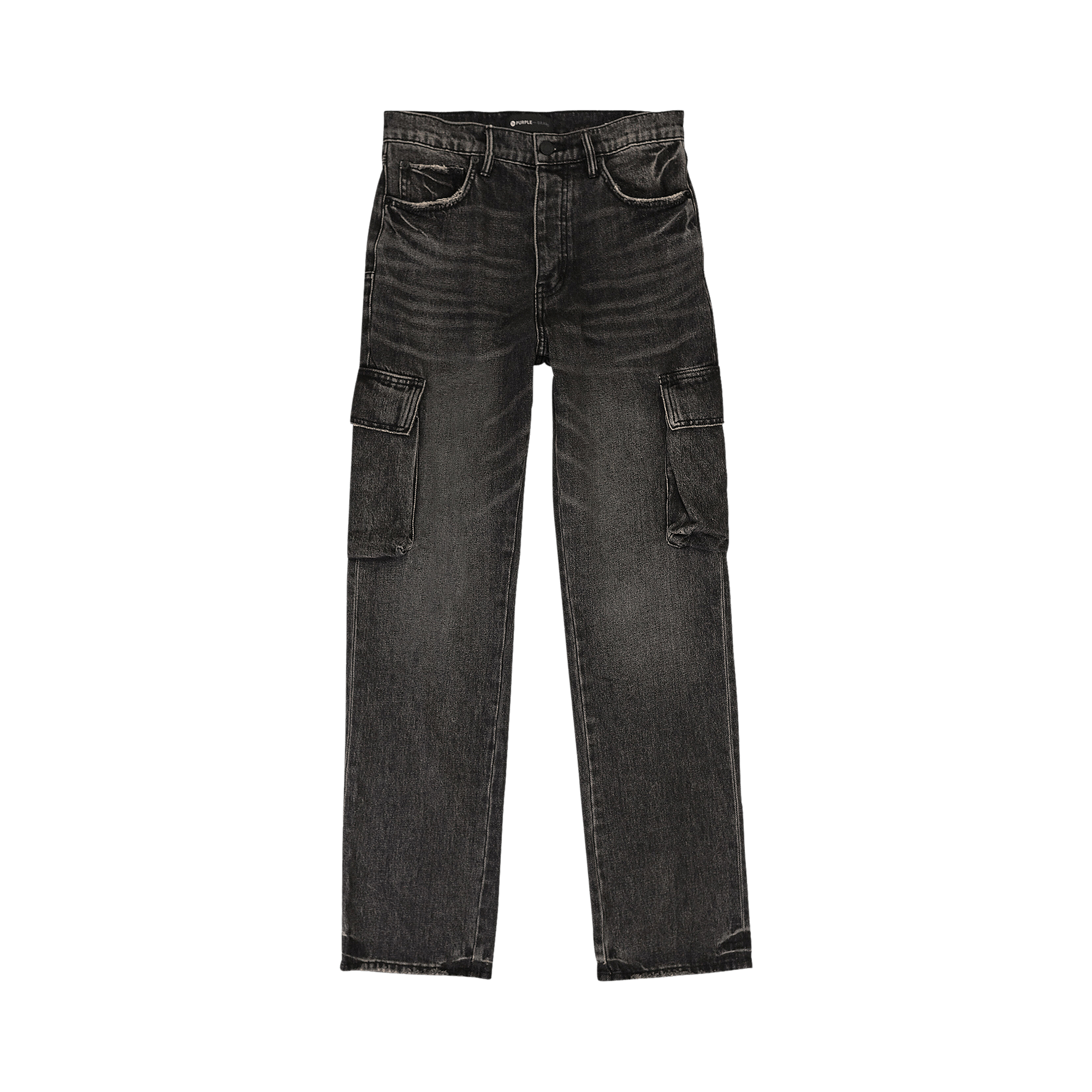 PURPLE BRAND Vintage Cargo Skinny Jeans 'Black'