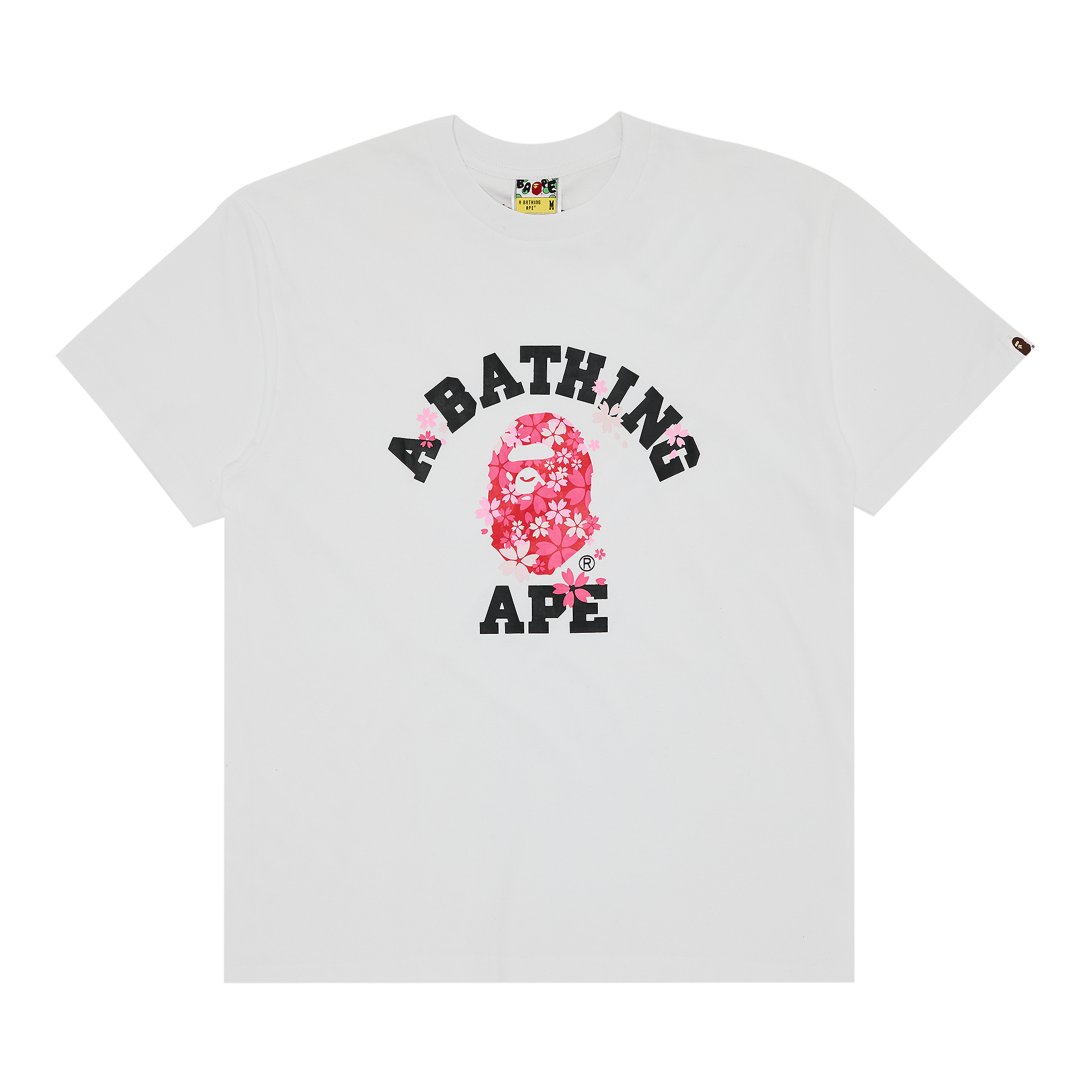 BAPE Sakura College Tee 'White'