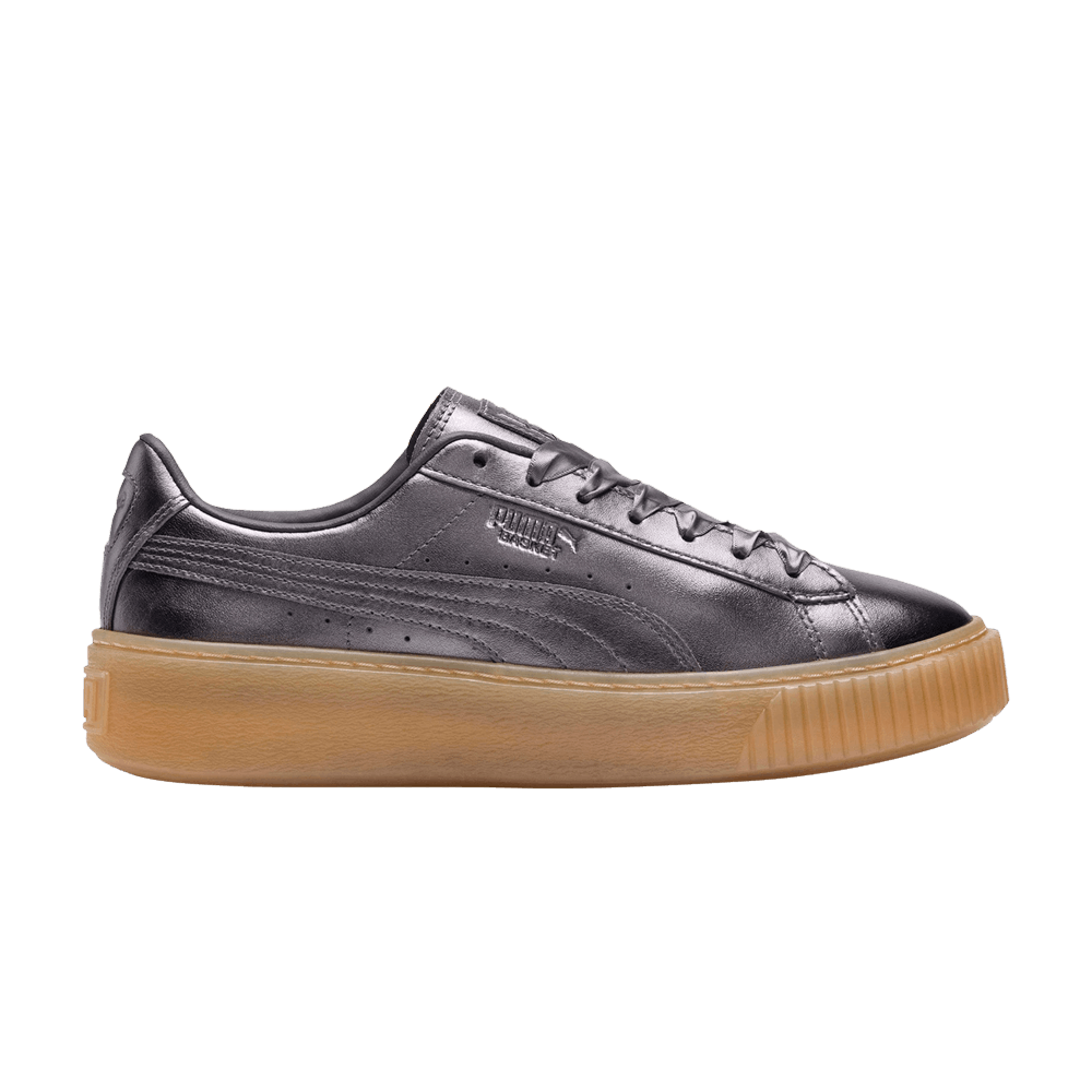 Puma Wmns Basket Platform Luxe 'Quiet Shade'