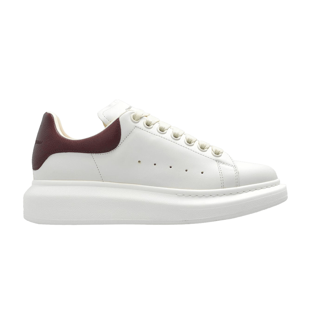 Alexander McQueen Wmns Oversized Sneaker 'Off-White Bordeaux'