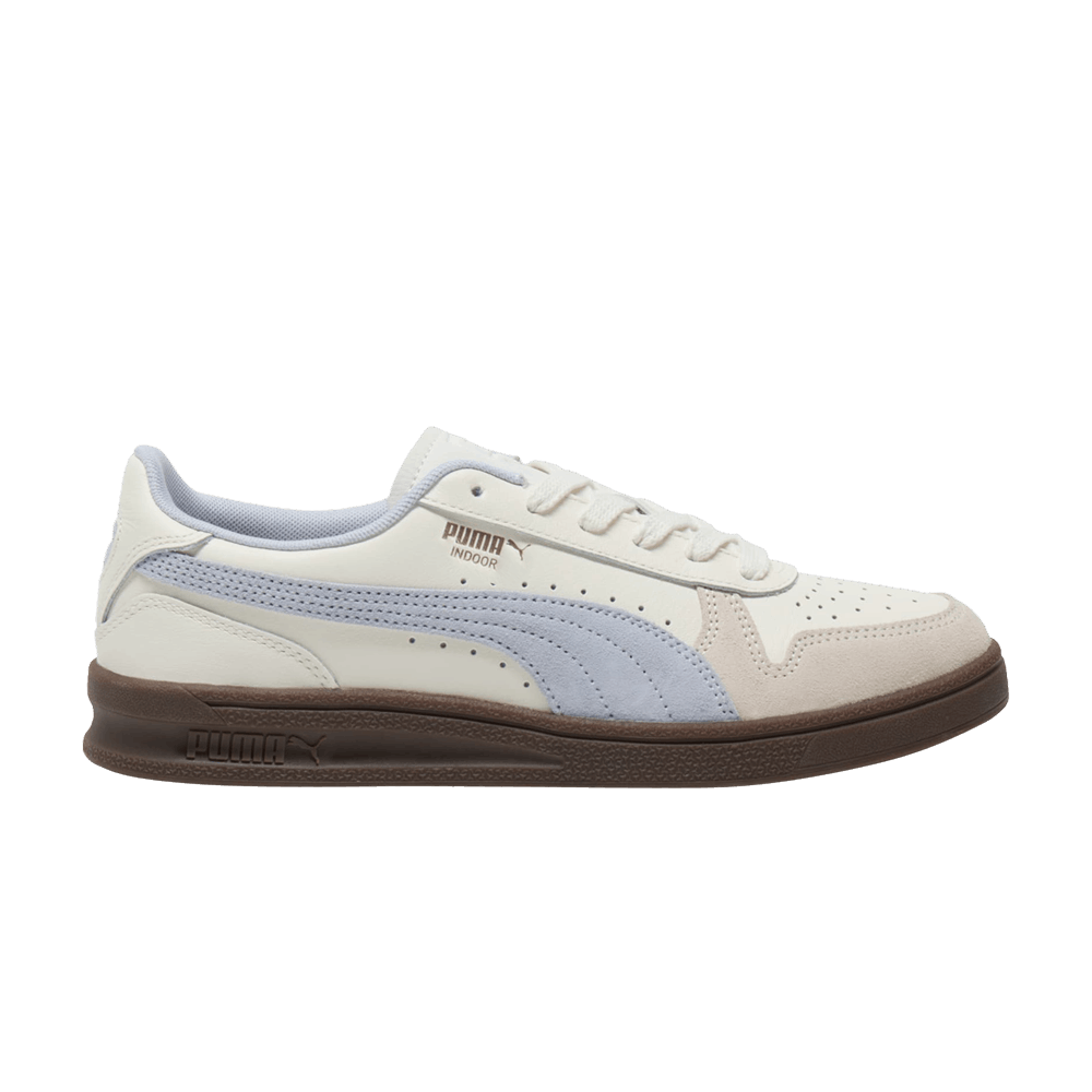 ◆PUMA◆ Indoor White Blue Myrtle Gum 40136006 401360-06 PUMA Indoor Sneakers | PUMA