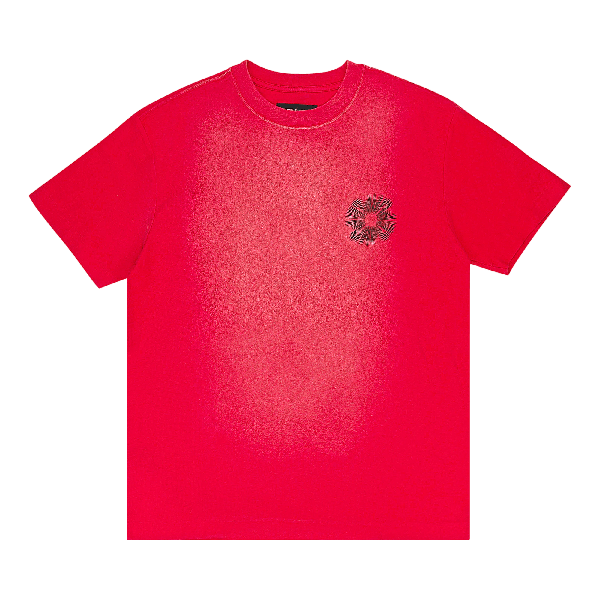PURPLE BRAND Textured Jersey Short-Sleeve Tee 'Red'