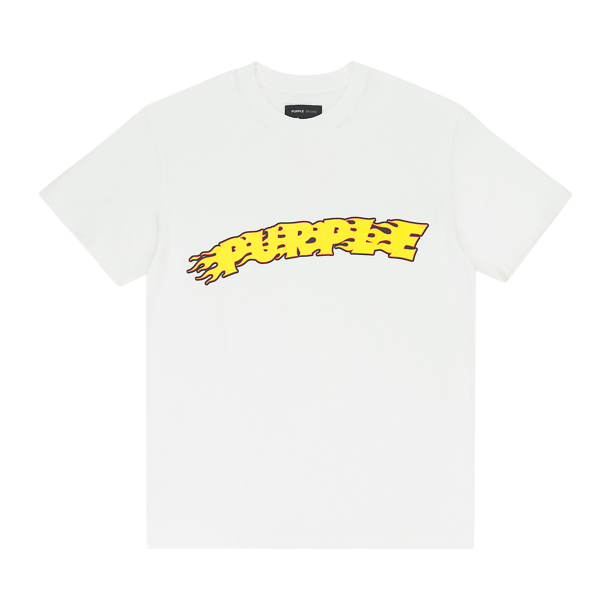 PURPLE BRAND Textured Jersey Short-Sleeve Tee 'Off White'