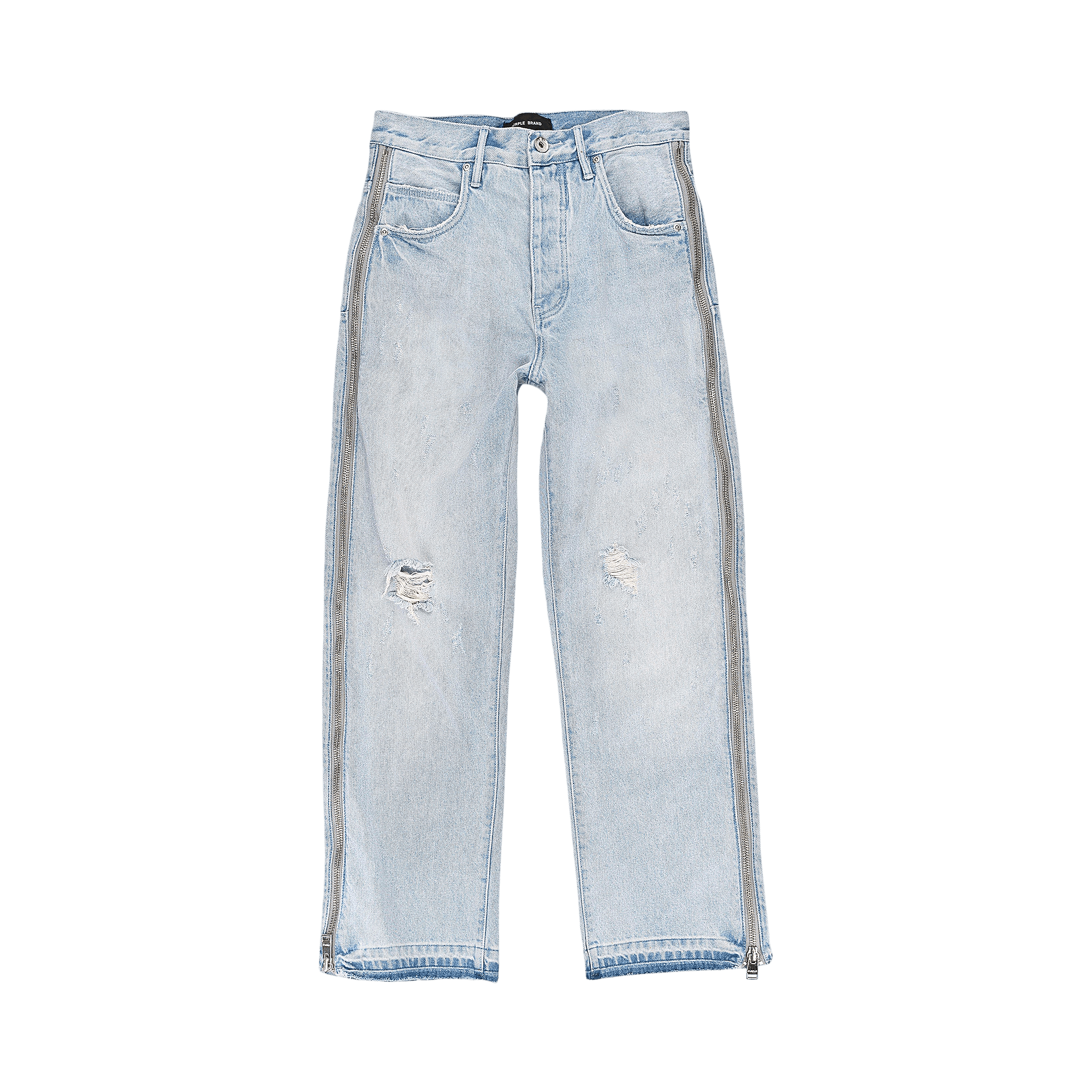 PURPLE BRAND Full Side Zip Skinny Jeans 'Indigo'