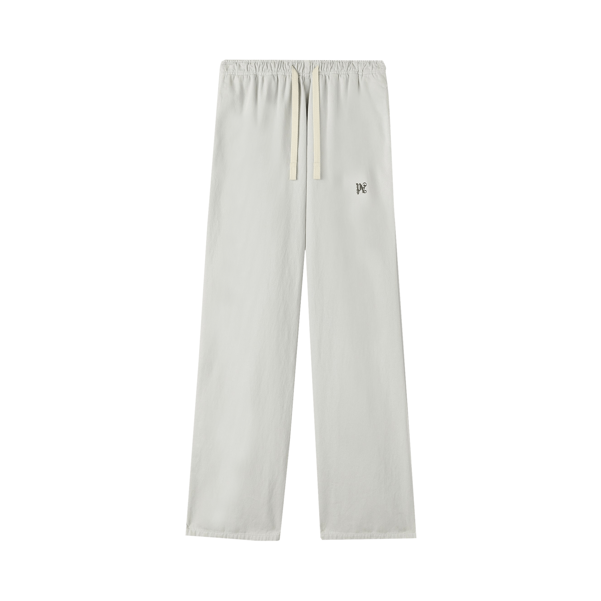 Palm Angels Monogram Travel Pants 'Light Grey'