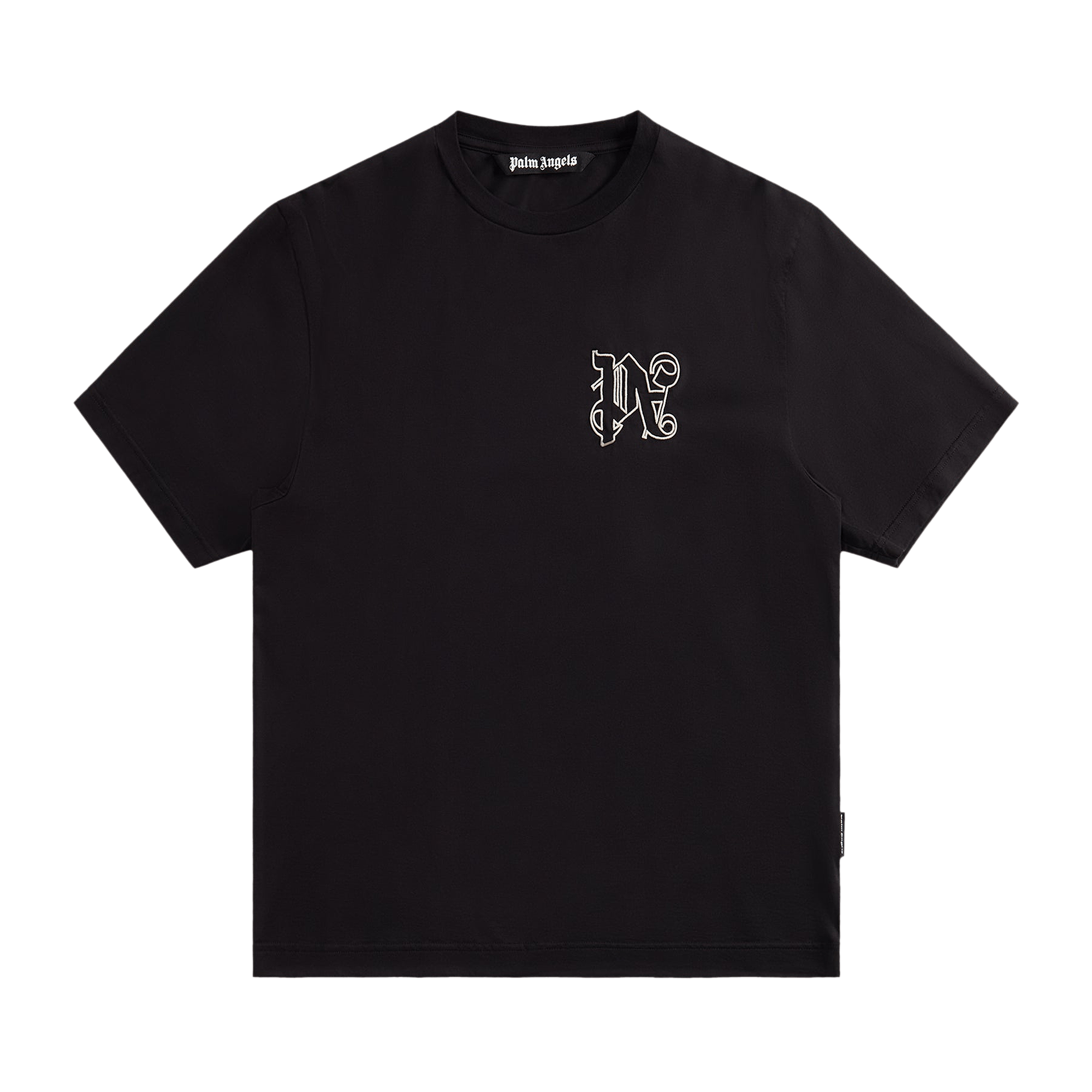 Palm Angels Monogram Regular Tee 'Black/Off White'