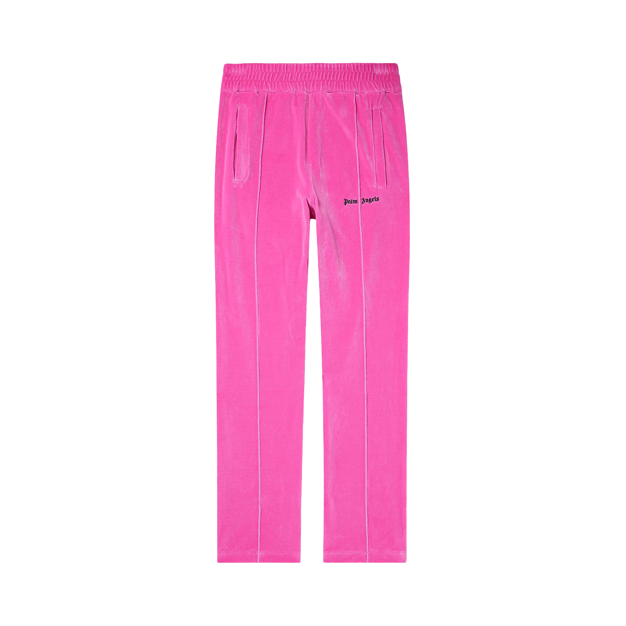 Palm Angels Velvet Track Pants 'Pink'