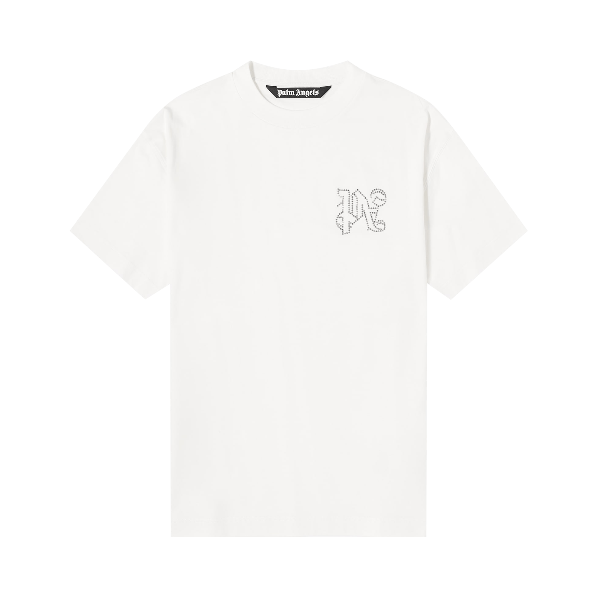 Palm Angels Monogram Stud Classic Tee 'White'