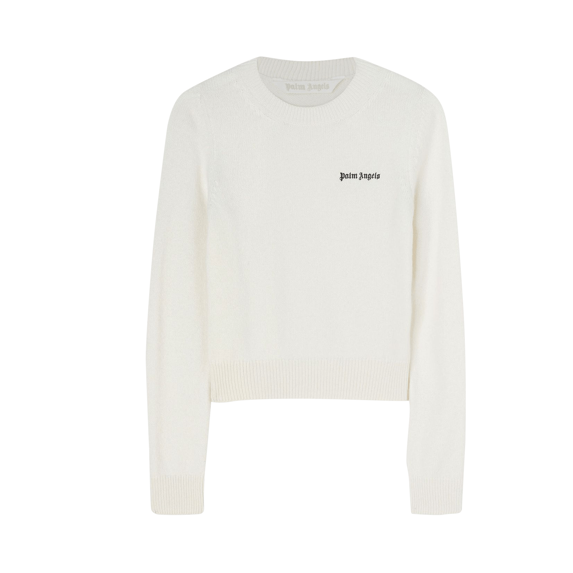 Palm Angels Classic Logo Sweater 'White/Black'