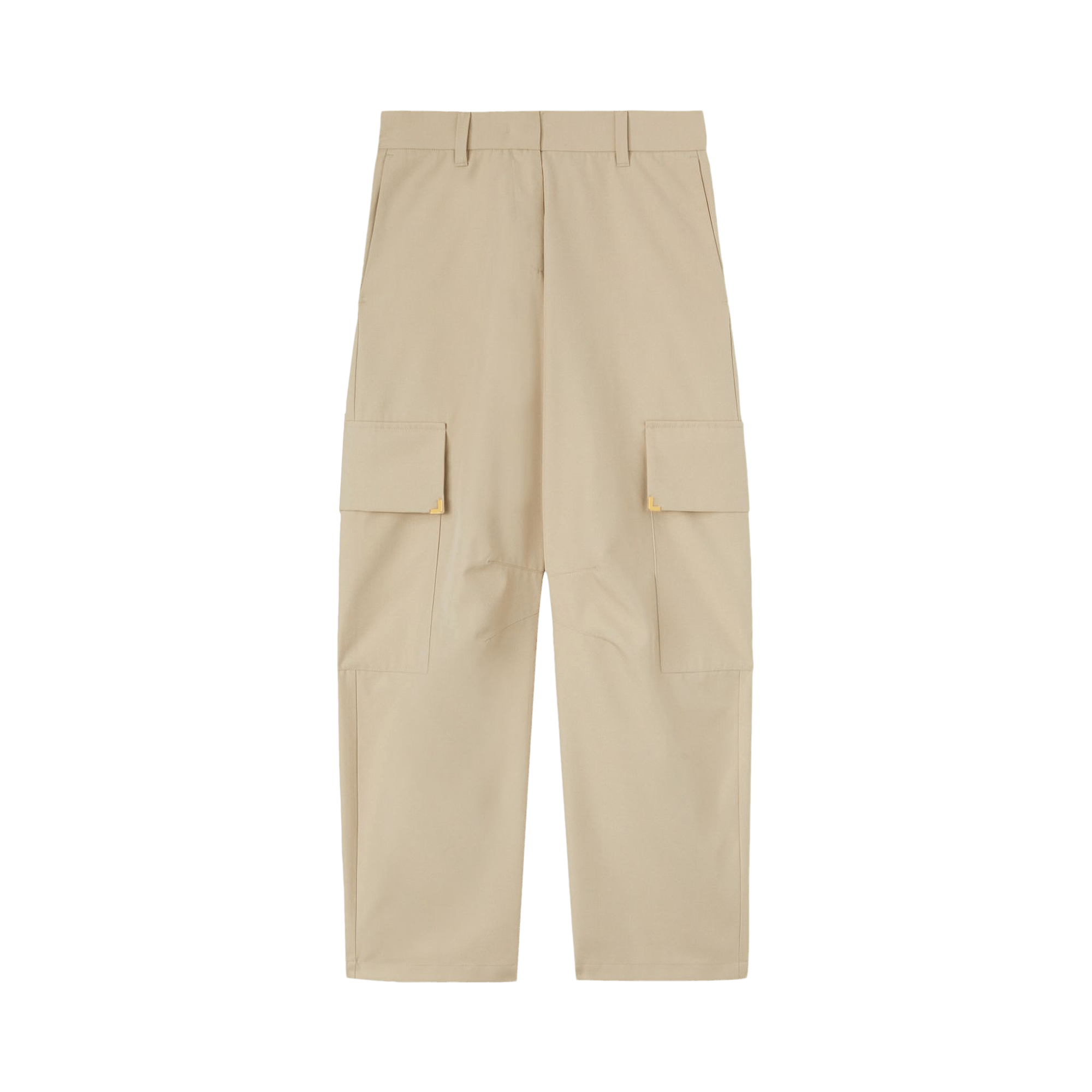 Palm Angels Metal Frame Carrot Pants 'Beige'