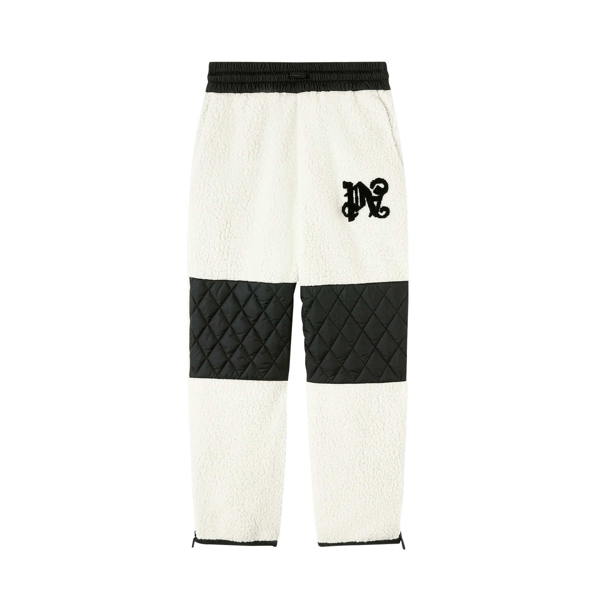Palm Angels Monogram Cozy Ski Pants 'White/Black'