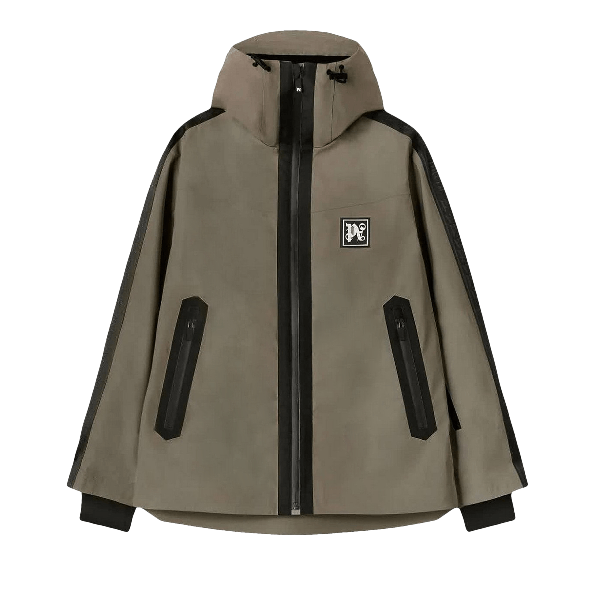 Palm Angels Reflective Ski Jacket 'Charcoal Grey'